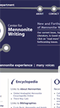 Mobile Screenshot of mennonitewriting.org